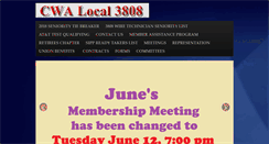 Desktop Screenshot of cwa3808.com